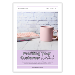 The cover of the Profiling Your Customer Workbook which is purple